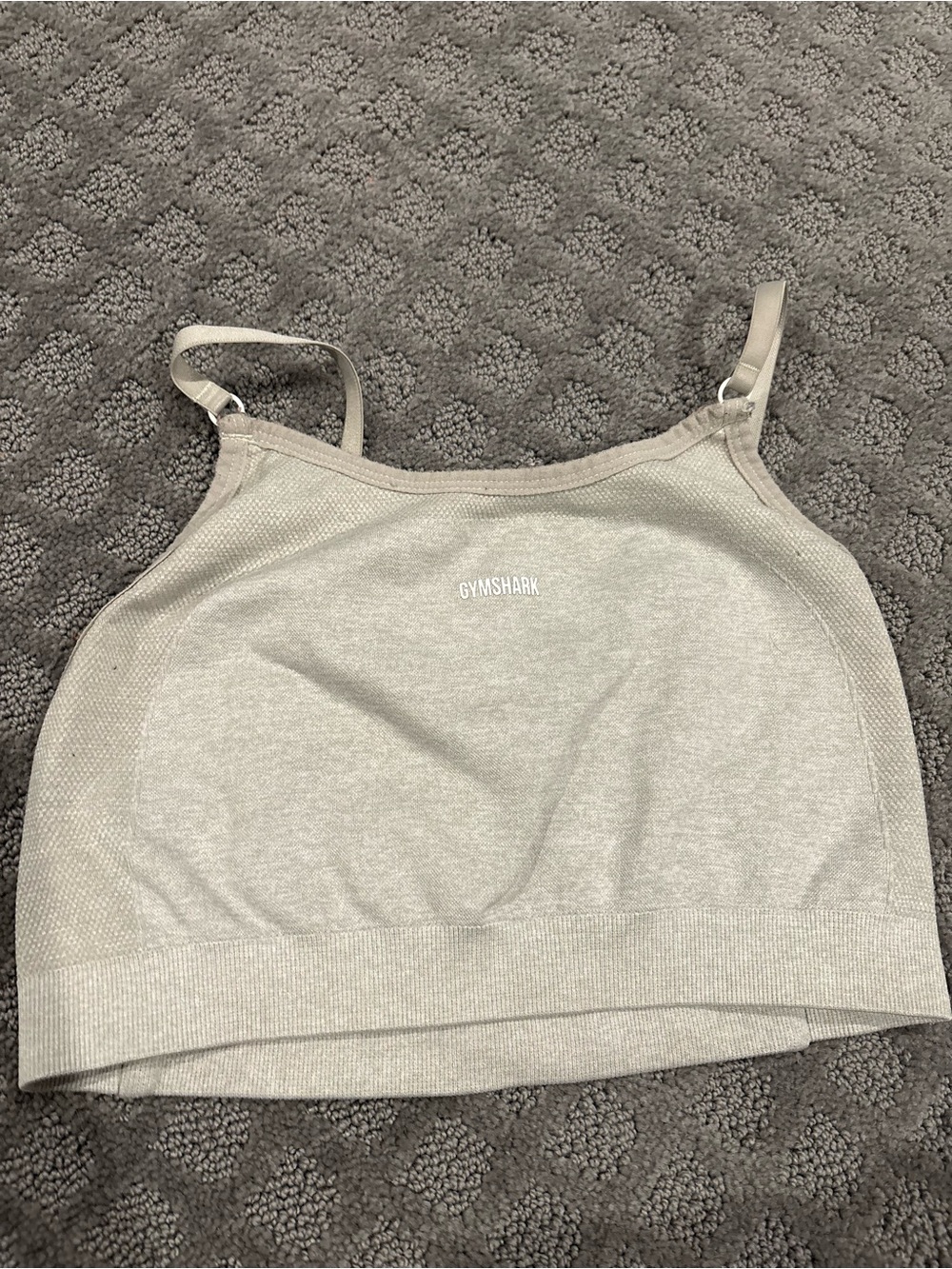 Gymshark Light Green Seamless Crop Tank Bra